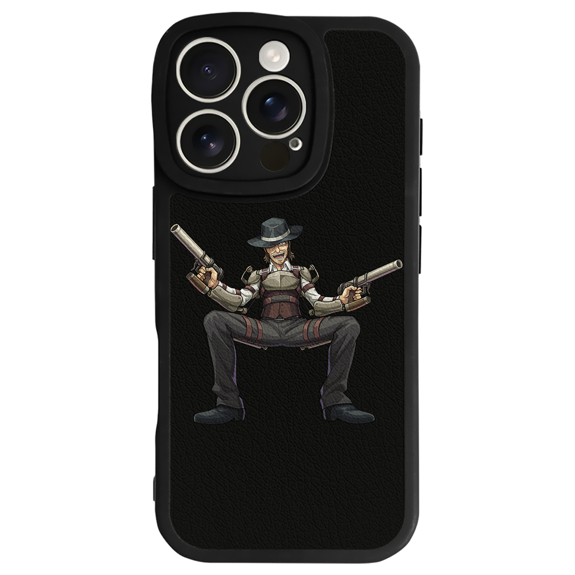 （画像用） 進撃の巨人 ケニー·アッカーマン Attack on Titan Kenny Ackerman 【iPhone 16シリーズ対応】シリコンスマホケース（レザー調） 材質：シリコン